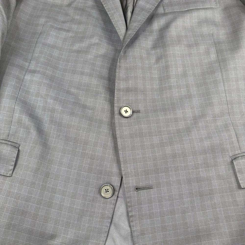Brooks Brothers 1818 Regent Vitale Barberis Canonico Plaid Blazer Jacket Sz 46L